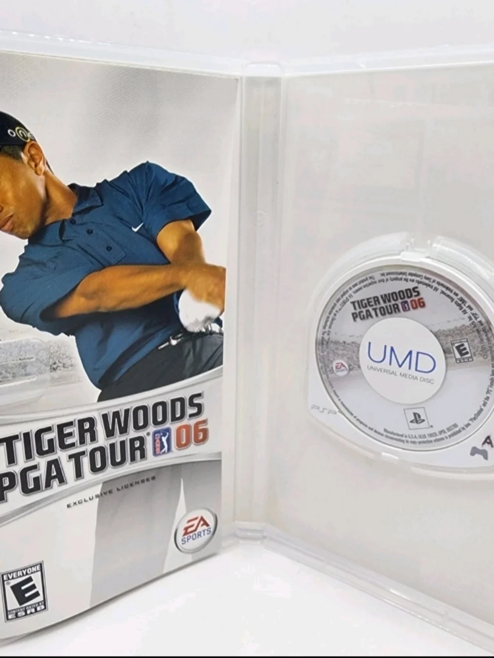 6 Sony PSP Games Lot Tiger Woods Golf MLB Tennis Pinball Poker 2